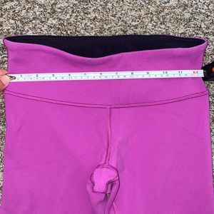 Lululemon wunder under pink leggings size 4
